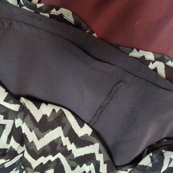 Zigzag Flowey Skater Skirt - Picture 4 of 5